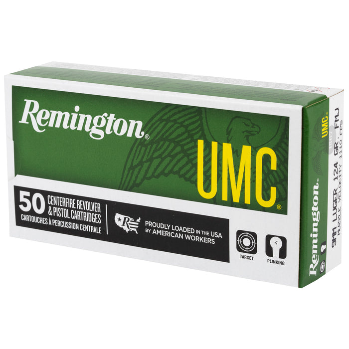 Rem Umc 9mm 124gr Fmj 50-500