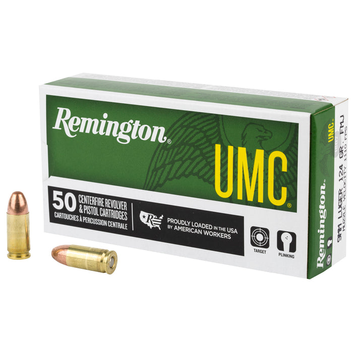 Rem Umc 9mm 124gr Fmj 50-500