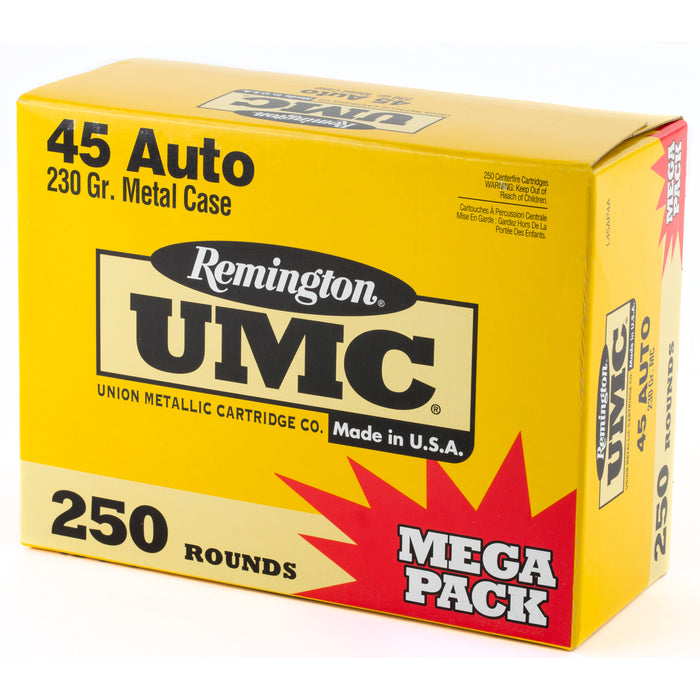 Rem Umc Mp 45acp 230gr Fmj 250-1000