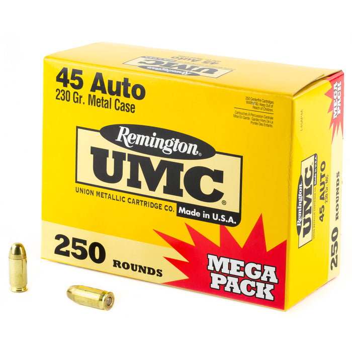 Rem Umc Mp 45acp 230gr Fmj 250-1000