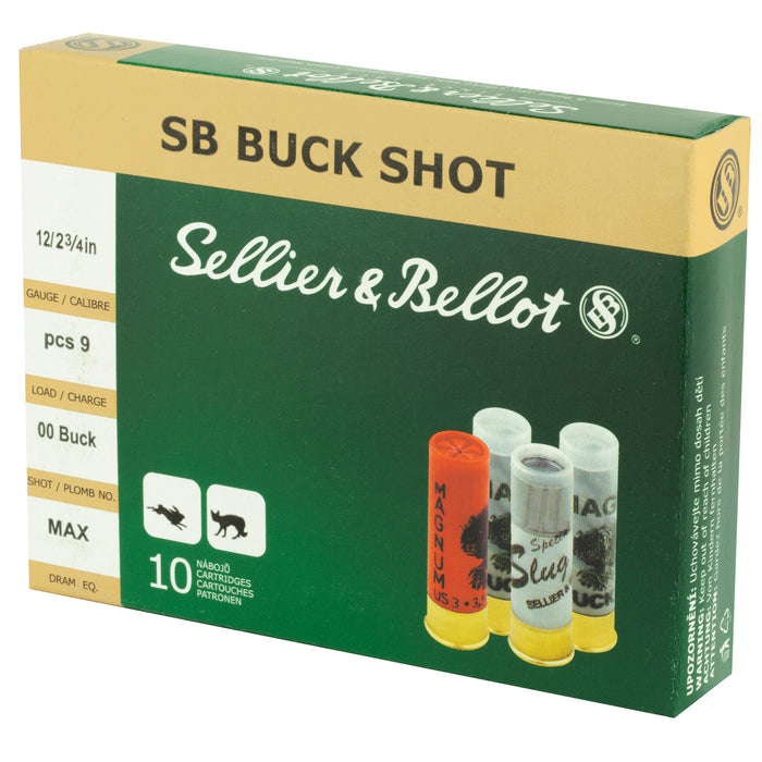 S&b 12ga 2.75 1.12oz 00 9pel 10-250