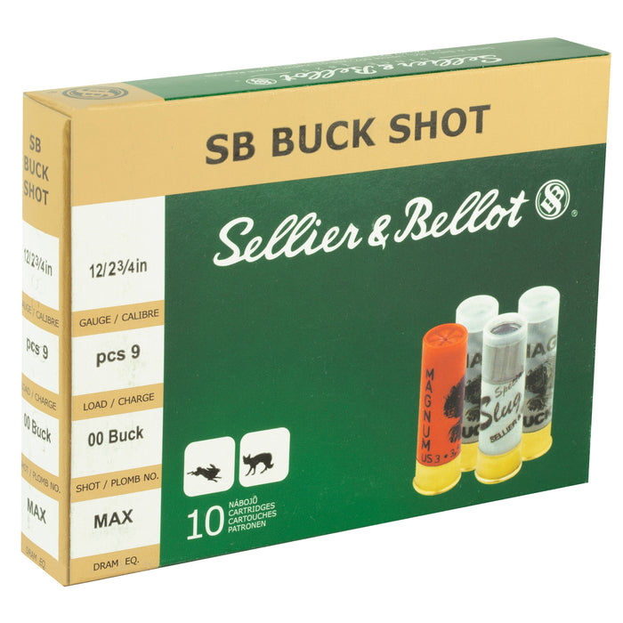 S&b 12ga 2.75 1.12oz 00 9pel 10-250
