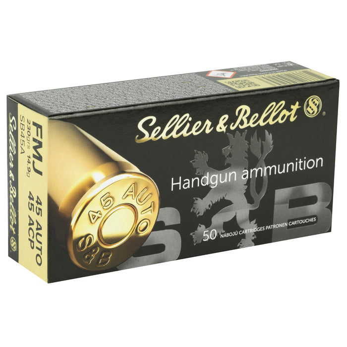 S&b 45acp 230gr Fmj 50-1000