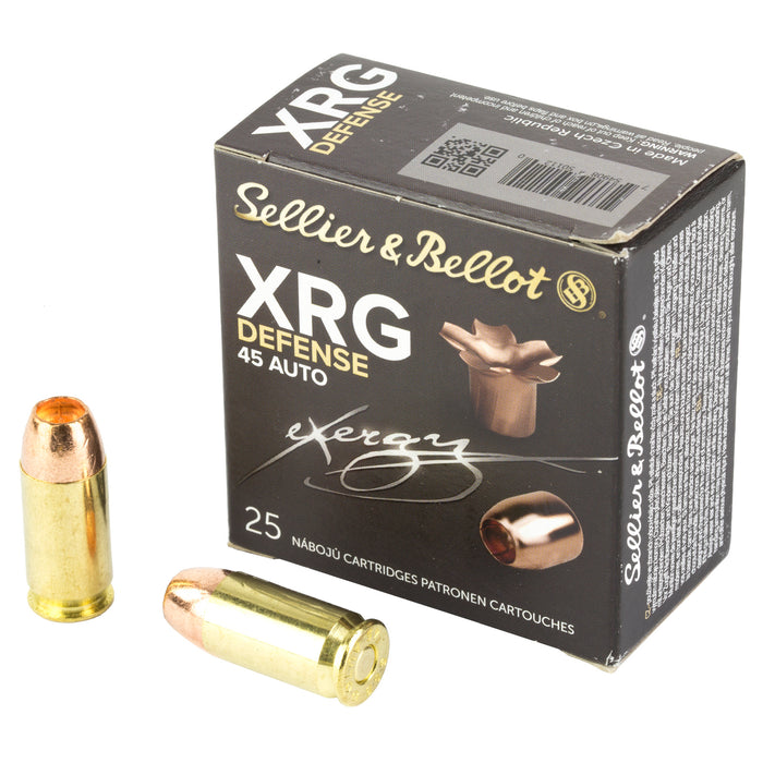 S&b 45acp 165gr Xrg 25-1000