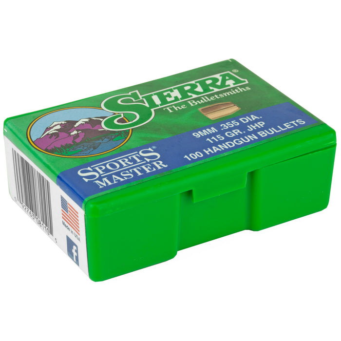 Sierra Sports Master 9mm 115gr Jhp