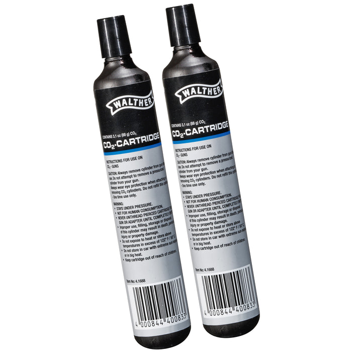 Walther 88g Co2 Cylinder 2-pk