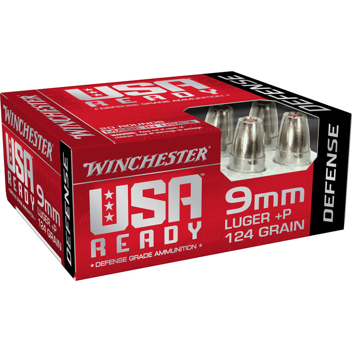 Win 9mm Luger +p 124gr Hx Hp 20-200