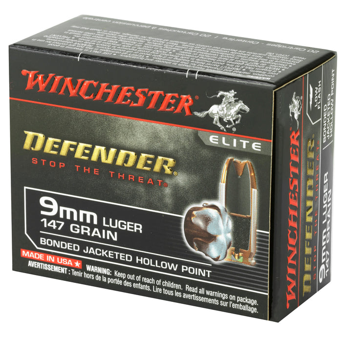 Win Defender 9mm 147gr Jhp 20-200
