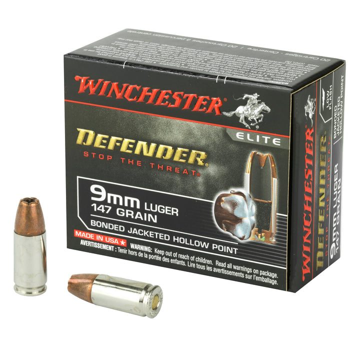 Win Defender 9mm 147gr Jhp 20-200