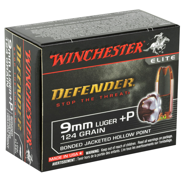 Win Defender 9mm+p 124gr Jhp 20-200