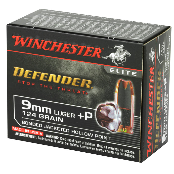 Win Defender 9mm+p 124gr Jhp 20-200