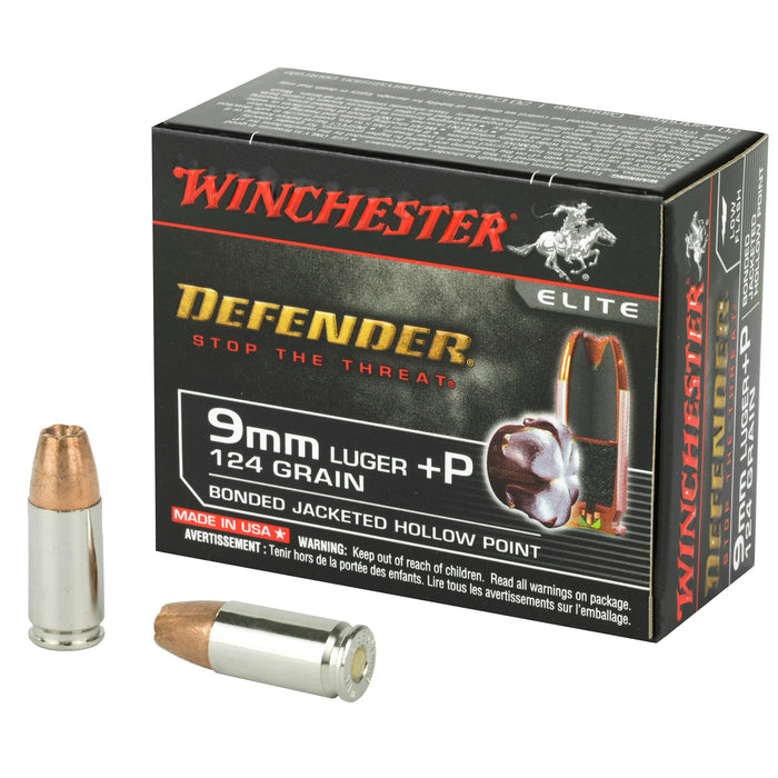 Win Defender 9mm+p 124gr Jhp 20-200