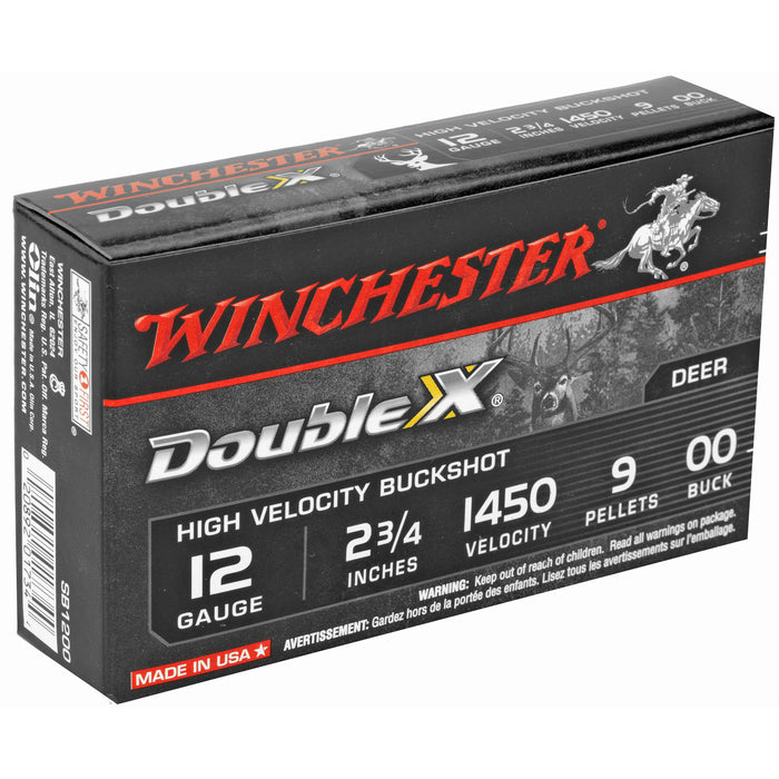 Win Dbl X Hv 12ga 2.75" 00bk 9p 5-