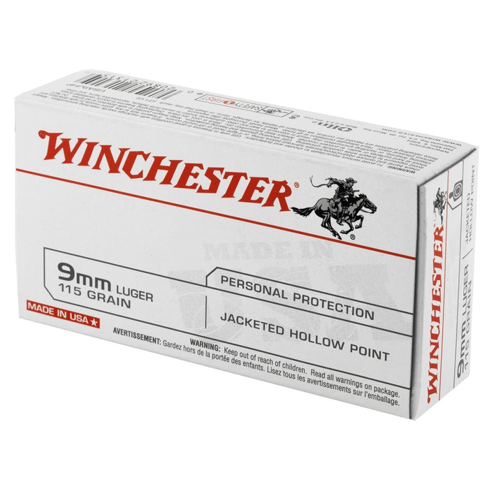 Win Usa 9mm 115gr Jhp 50-500