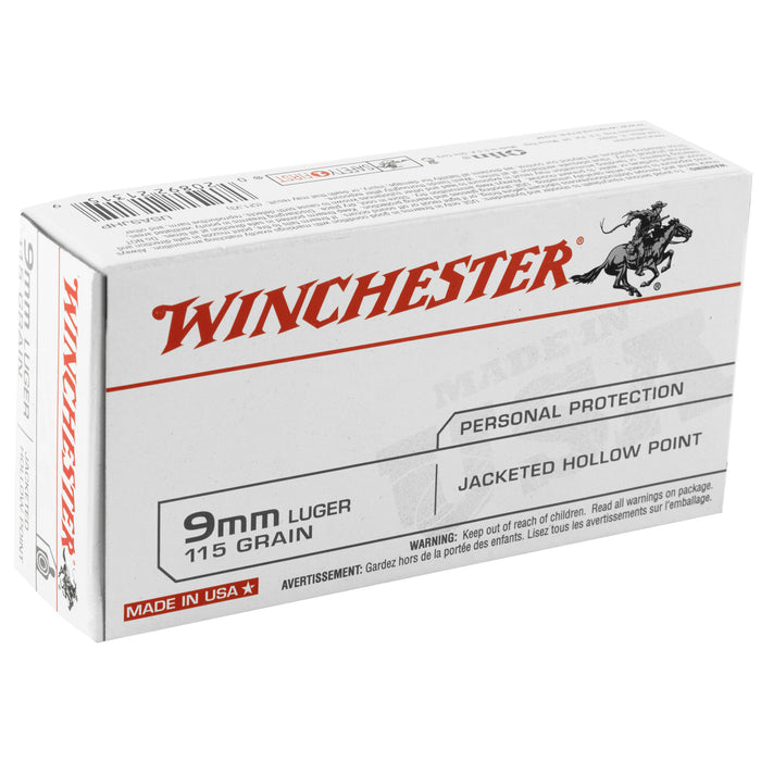 Win Usa 9mm 115gr Jhp 50-500