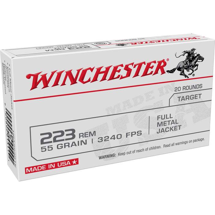 Win Usa Trgt 223rem 55gr Fmj 20-1000