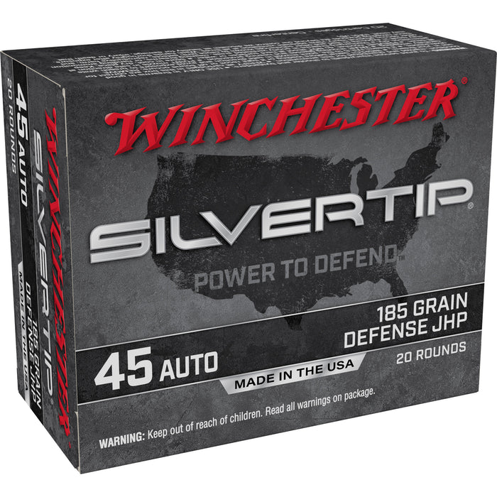 Win Silvertip 45acp 185gr Hp 20-200