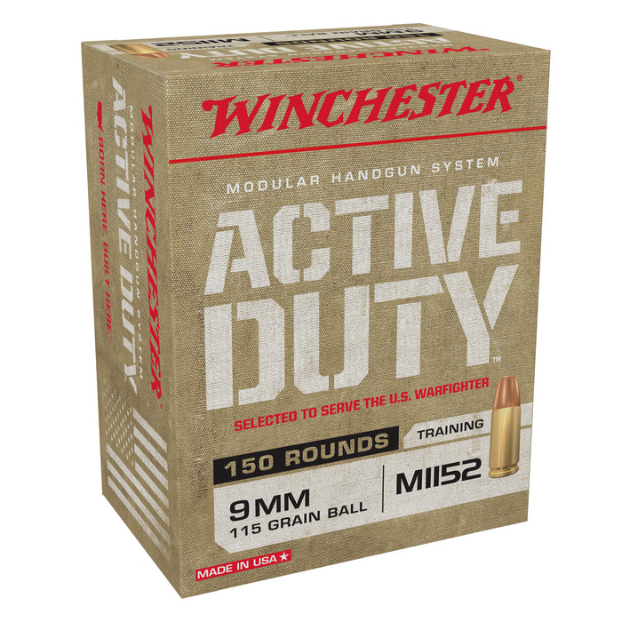 Win Ad 9mm 115gr M1152 Ball 100-500
